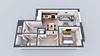 Kado NW One Bedroom One Bathroom A1 Floor Plan Kado NW One Bedroom One Bathroom A1 Floor Plan